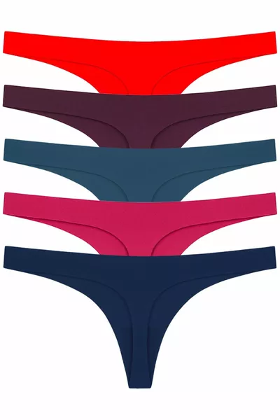 Pacco da 5 perizomi a taglio laser di base - 2