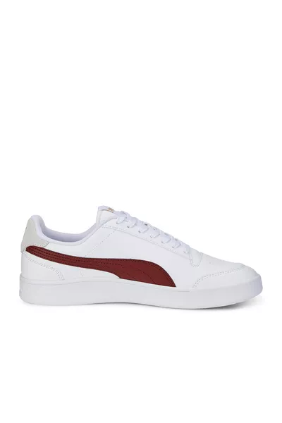 Shuffle Wit-intens Rood- Wit/bordeaux