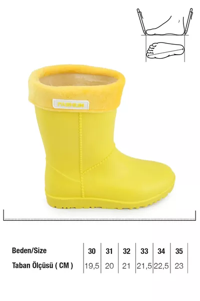 حذاء مطري للفتيات للأطفال لفصل الشتاء