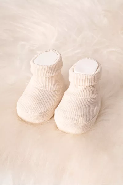 جوارب بيبي مرنة مضلعة