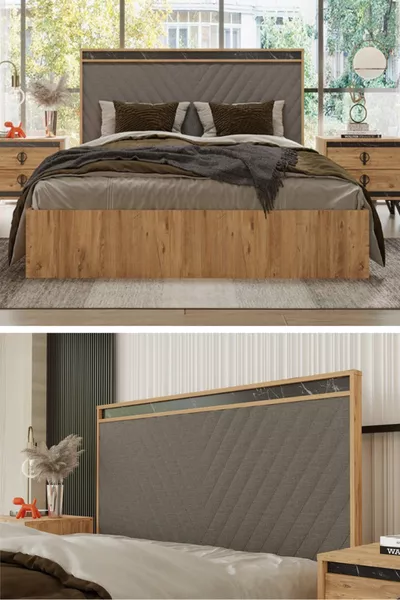 Ensemble Lit Double Européen - Lit / Sommier / Tête de lit