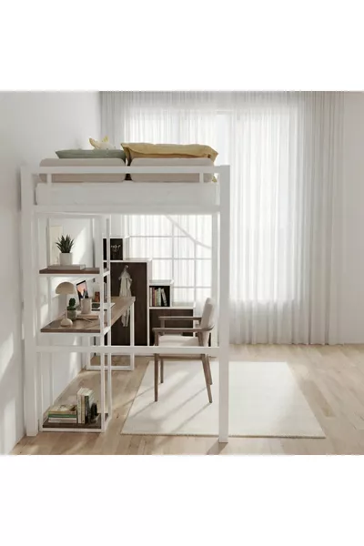 Le lit superposé offre le confort de l'utilisation de produits de luxe