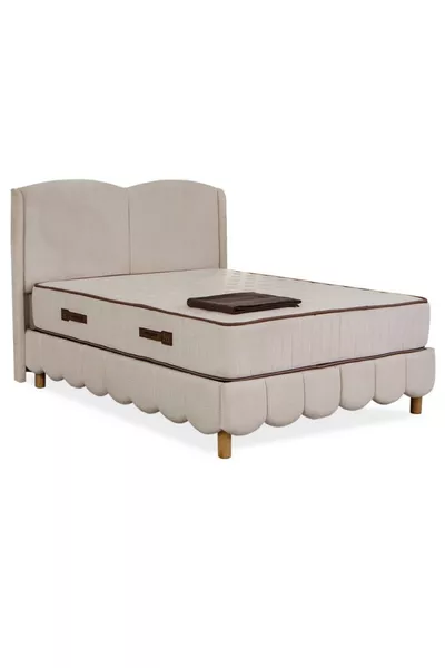 Bohem Plus Bed Set / Bed Frame + Headboard + Mattress