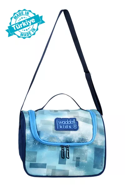 Waddell Printed Dinosaur Pattern Licensed Combo Kindergarten Backpack and Thermal Lunch Bag