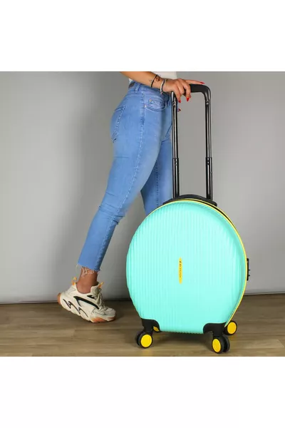 Bubble Abs Runder Koffer Mintgrün