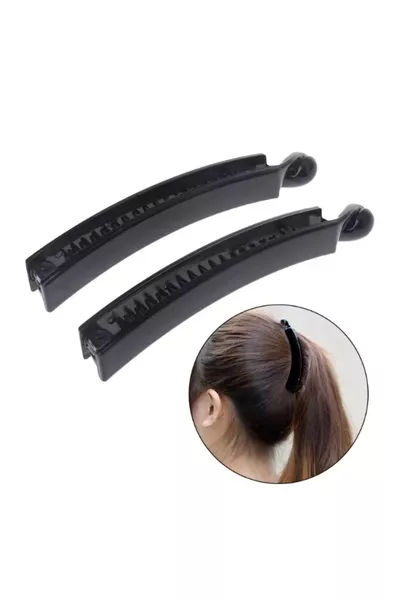 2 Fermagli per capelli a forma di banana