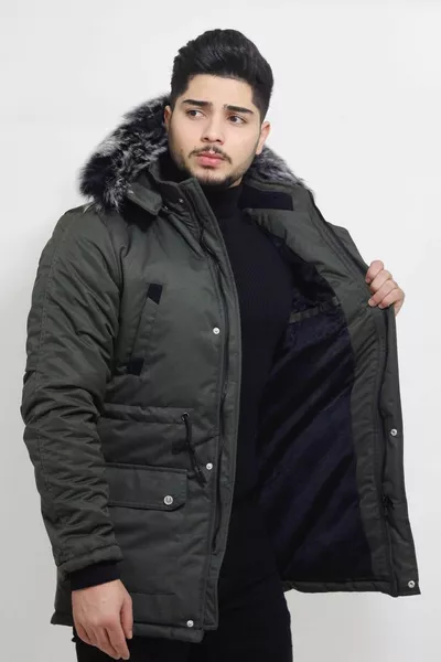 Bill Меховое пальто с капюшоном и пальто