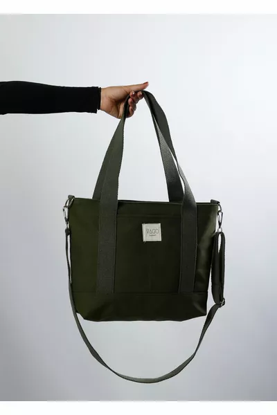 حقيبة قماش بسحاب كروس بودي