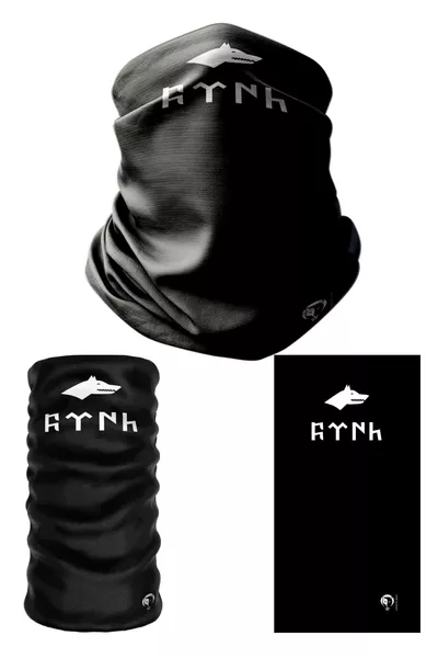 Шал-маска с вълчи мотив и надпис на гекватюрски „турк“, специален оперативен, безшевен, тръбен тип шапка