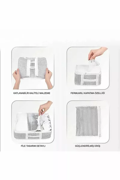 Органайзер за пътни чанти за 1 клас, комплект от 6 части