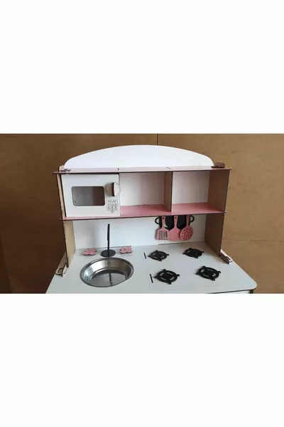 3mm Wooden Toy Kitchen Set with Surprise Gift