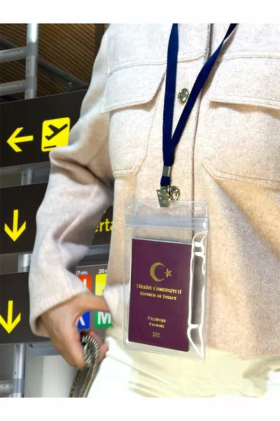 غطاء جواز سفر مقاوم للماء بكبّاس وحلقة لجميع الدول لمنع فقدان جواز السفر