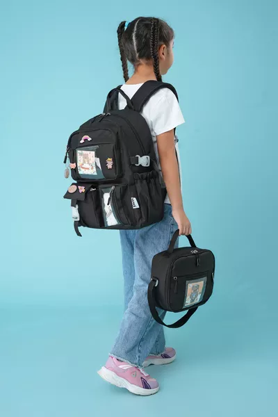 Милый детский рюкзак с медвежонком в стиле Кавай для школы и ланч-бокса