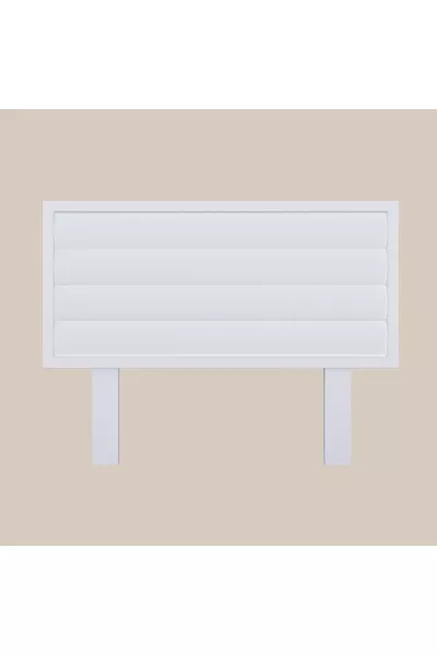 Hüma Model White Color Wooden Single Headboard (YTY)