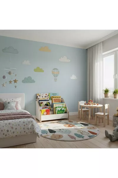 Montessori Houten Vloerboekenplank