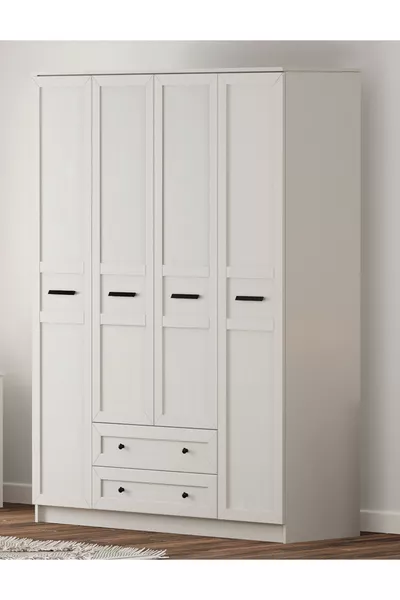 Armoire  Country 4 avec 2 tiroirs
