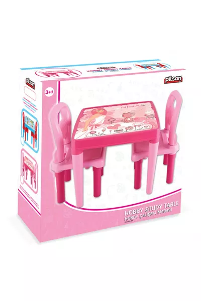 New Year Deals - Hobby Game and Activity Table Pink - ™ White Horse®