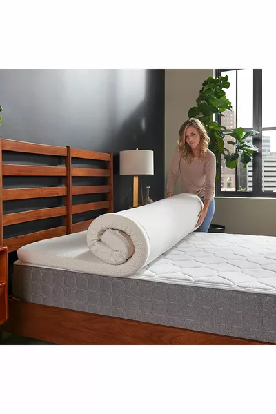 Cm Visco Coprimaterasso & Materasso da Terra Lavabile