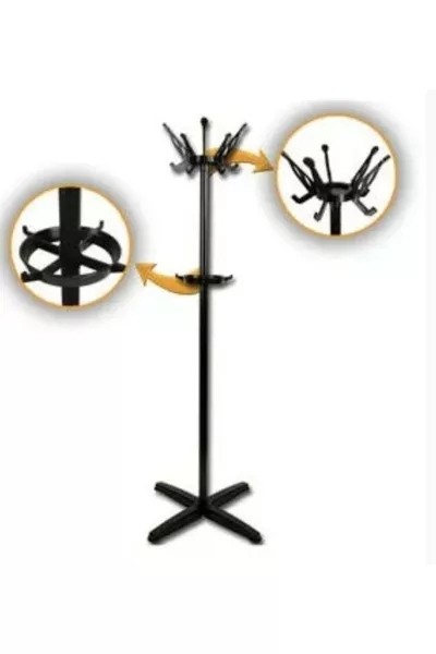 Freestanding Coat Rack Luxury Hall Stand Black hall stand gray