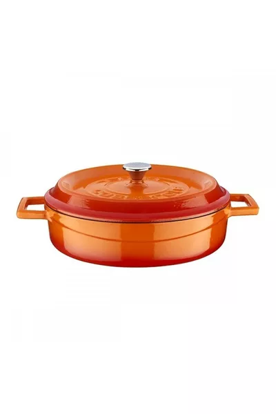 Döküm Çok Amaçlı Yayvan Tencere Trendy Serisi Çap(ø)