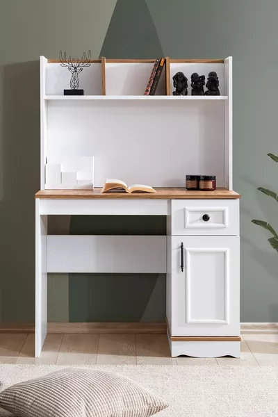 Computer Desk, Felix Unit Work Desk - Walnut