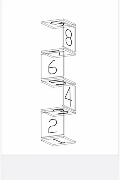 Modern Decorative Corner Wall Shelf, Zig Zag Bookshelf Corner Design