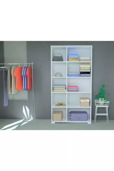 Aksu Open Shelf Wardrobe