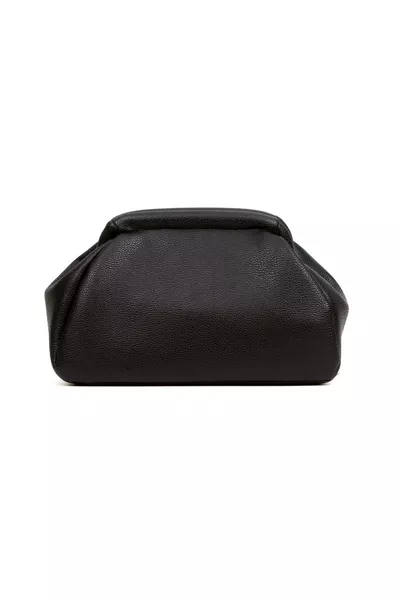 Dames Trend Zwarte Leren Clutch Portemonnee Tas