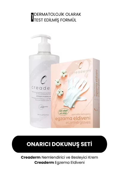 Set de Toucher Réparateur (Crème Soin Hydratante & Gants Protecteurs en Coton)