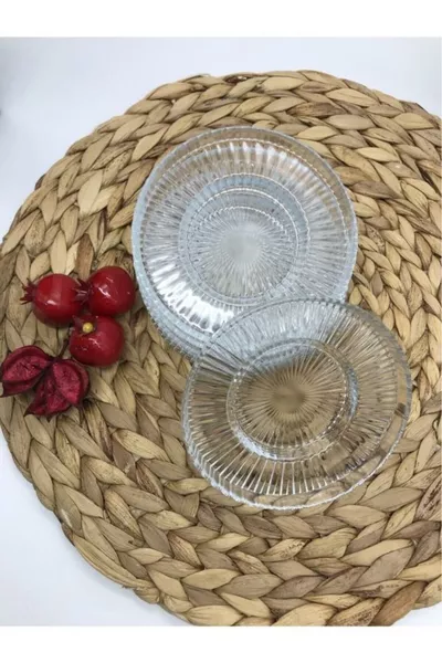 Rayan Brand Rayan 6-Piece Elysia Tea Plate Compatible with Elysia Glass