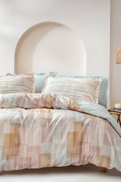 Комплект постельного белья Dales двуспальный Ranforce - Шалфей