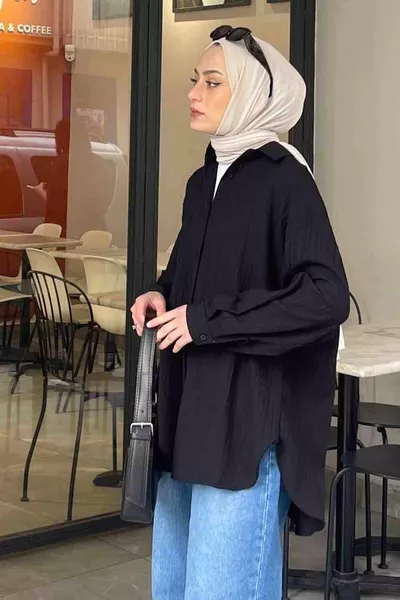 Collared Shirt Black