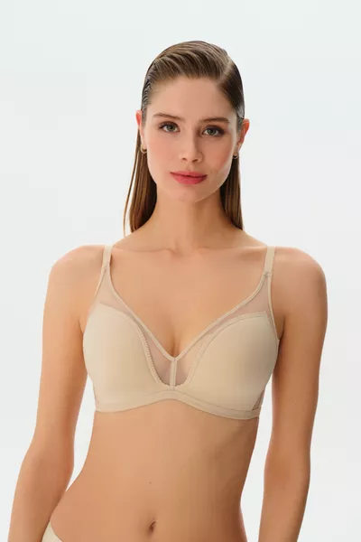 حمالة صدر من التول الشفافة