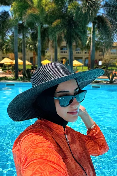 Cappello di paglia nero 