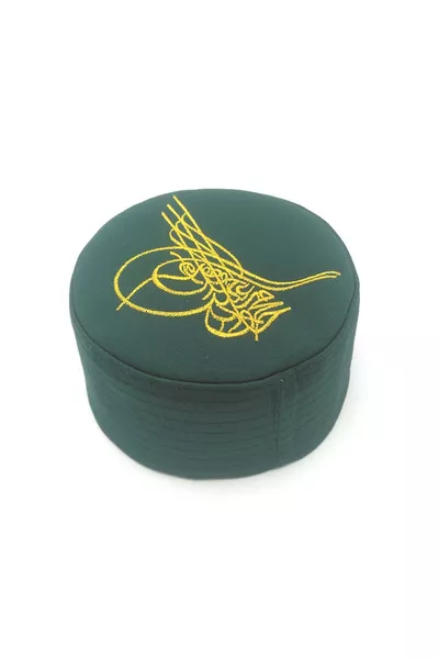 Cappello da preghiera con ricamo Tugra
