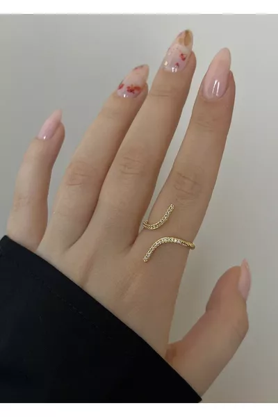 Gold Ring with Stones