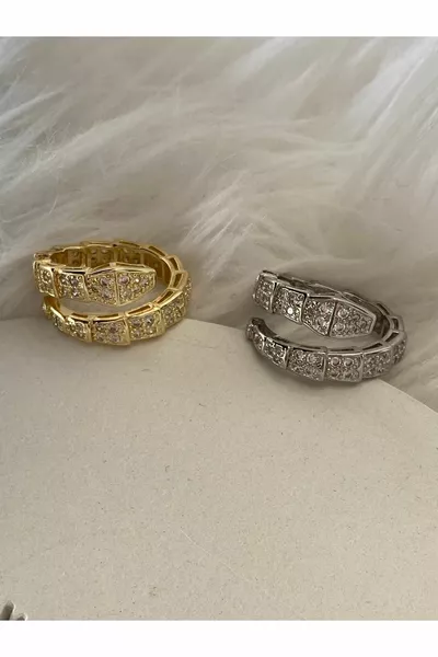 Bvlgari Serpenti Gold-Plated Ring