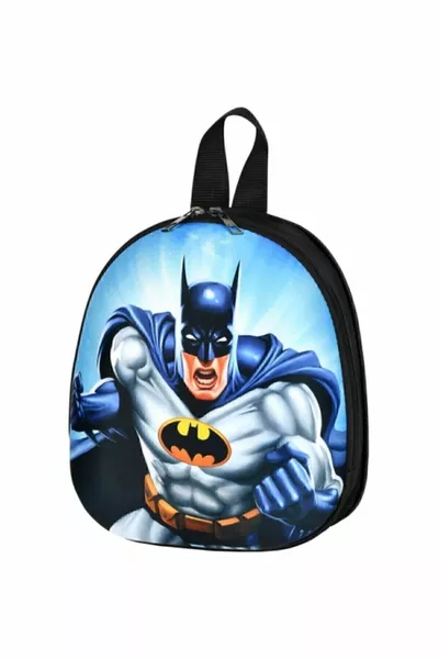 Sac à dos 3D en relief Batman pour maternelle et usage quotidien, pour enfants de 2 à 5 ans