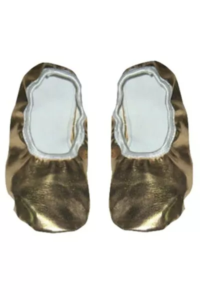Gold Kitty Kitty Ball Dance Performance Shoes