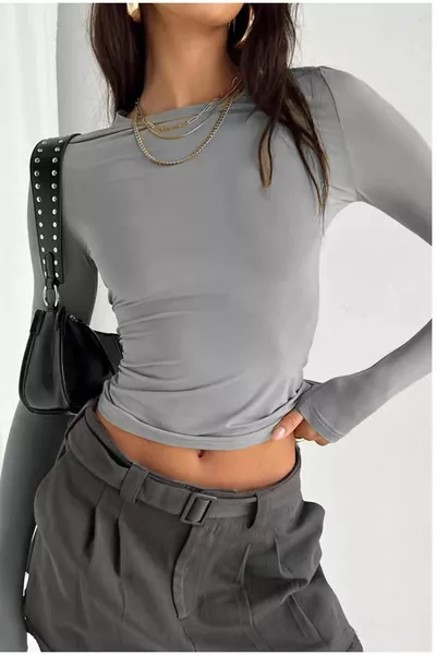 Body a maniche lunghe Crew Neck Basic