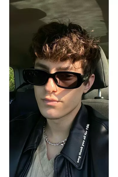 نظارات شمسية رجالية ونسائية عتيقة ريترول مربعة سوداء مستطيلة