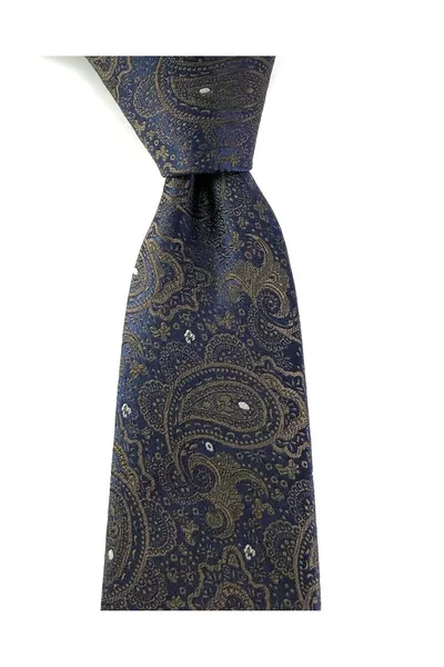 Coffee Plaid Pocket Square Tie