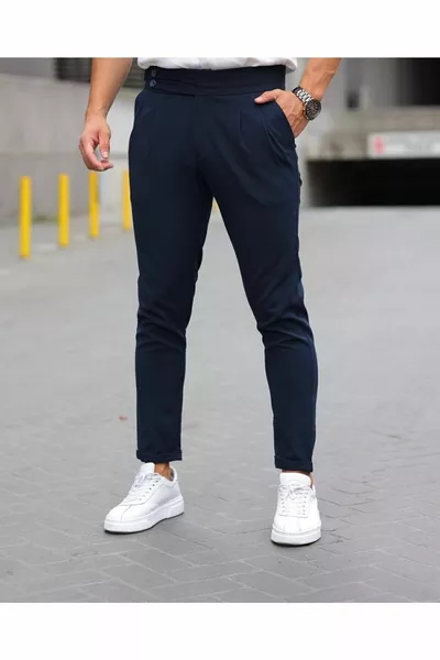 بنطال قماشي رجالي بقصة إيطالية