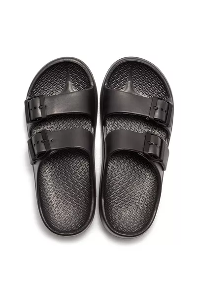 Bio Dames Slippers Zwart /