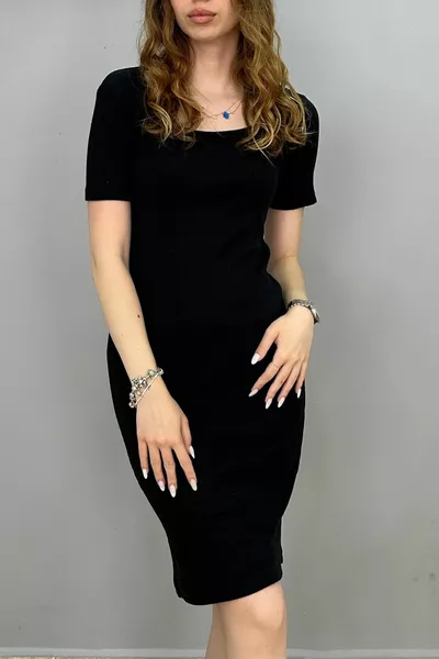 Vrouwen U-hals jurk hemdje -