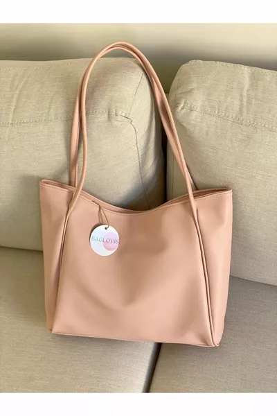 Borsa da donna grande in pelle morbida