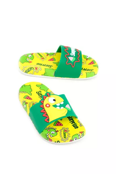 شبشب صيفي للأطفال الذكور بنعل مضاد للانزلاق