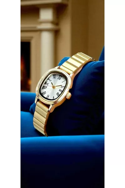 Vintage Minimal Edelstahl Elegante Armbanduhr