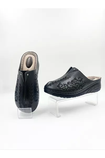 Chaussons quotidiens doux à semelle anatomique avec avant fermé