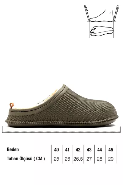 شباشب منزلية رجالية بمخمل مريح ونعل EVA